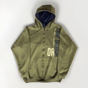 Vtg 90s Tipsy Camp Sherman Oregon Full Zip Hoodie XL Green Unisex Made USA